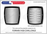 FERRARI F430 Challenge - Lexan Polycarbonate rear screen
