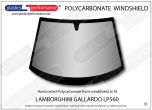 LAMBORGHINI - Gallardo LP560 - Hardcoated Lexan Polycarbonate front windscreen