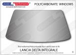 LANCIA - Delta Integrale - Hardcoated Lexan Polycarbonate front windscreen