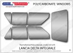 LANCIA - Delta Integrale - Lexan Polycarbonate window kit