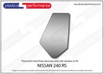 Nissan - 240 RS - Lexan Polycarbonate right mid side window