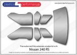 NISSAN - 240 RS - Lexan Polycarbonate window kit