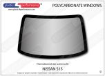 NISSAN - S15 - Lexan Polycarbonate rear window