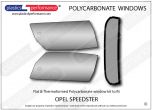 OPEL Speedster - Lexan Polycarbonate window kit