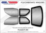 Peugeot 306 - Lexan/ Makrolon Polycarbonate Window Kit