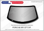 PORSCHE - 991 GT CUP - Hardcoated Lexan Polycarbonate front windshield