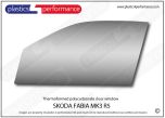 SKODA - Fabia R5 (MK3) - Lexan Polycarbonate left front door window