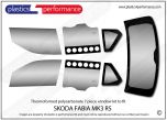 SKODA Fabia R5 Polycarbonate window kit