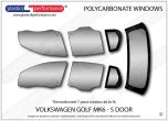VOLKSWAGEN Golf MK6 5dr - Lexan Polycarbonate window kit