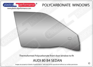 AUDI - 80 B4 Sedan - Lexan Polycarbonate right front door window