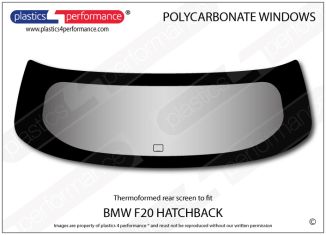 BMW - F20 1 Series 5dr - Lexan Polycarbonate rear window