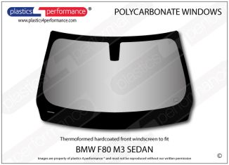 BMW - F80 M3 Sedan - Hardcoated Lexan Polycarbonate front windshield