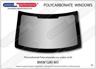 BMW G80 M3 - Lexan Polycarbonate rear window