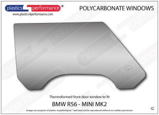 Mini Cooper MK2 (R56) Lexan Polycarbonate windows - Plastics 4 Performance