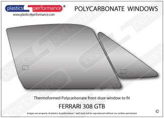FERRARI - 308 GTB - Lexan right hand front door window