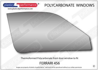 FERRARI - 456 - Lexan Polycarbonate right front door window