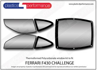 FERRARI - F430 Challenge - Lexan Polycarbonate window kit