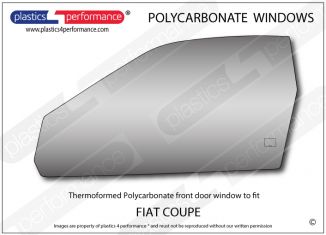 FIAT - Coupe - Lexan Polycarbonate left hand front door window