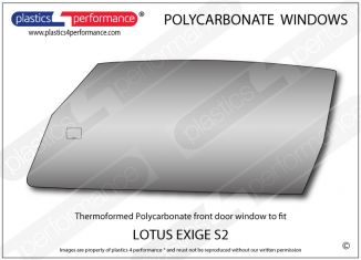 LOTUS - Exige S2 - Lexan Polycarbonate left front door window