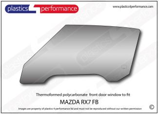 Mazda RX7 FB Lexan Polycarbonate windows - Plastics 4 Performance