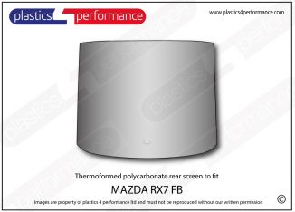 Mazda RX7 FB Lexan Polycarbonate windows - Plastics 4 Performance