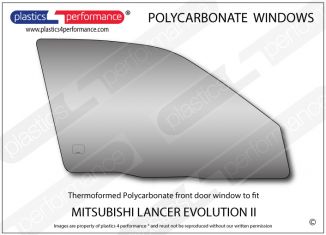 MITSUBISHI - Lancer Evo 2 - Lexan Polycarbonate right front door window