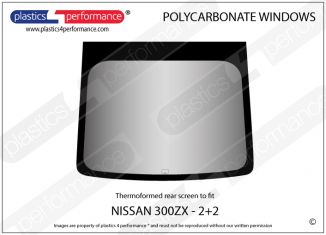 NISSAN - 300ZX (Z32) 2 + 2 - Lexan Polycarbonate rear screen