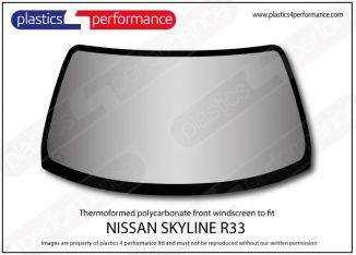 NISSAN - Skyline R33 - Lexan Polycarbonate front windscreen