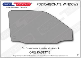 OPEL - Kadett E (Astra 2) - Lexan Polycarbonate right front door window