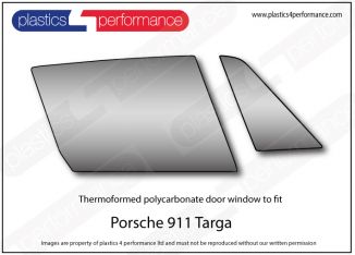 PORSCHE - 911 Targa - Lexan right hand front door window