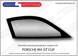 PORSCHE - 991 GT CUP - Lexan Polycarbonate right front door window