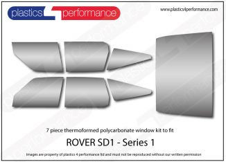Rover SD1 - Series 1 Polycarbonate window kit