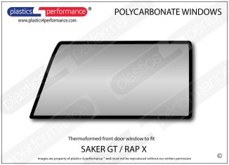 SAKER - RapX - Lexan Polycarbonate left front door window