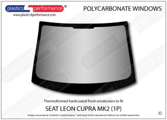 SEAT - Leon Mk2 1P Cupra - Hardcoated Lexan polycarbonate front windscreen