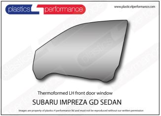 SUBARU - Impreza GD - Lexan Polycarbonate left front door window