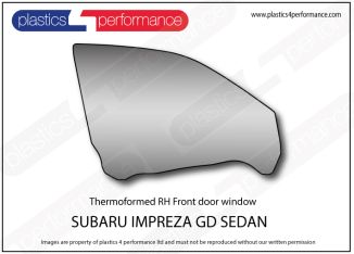 SUBARU - Impreza GD - Lexan Polycarbonate right front door window