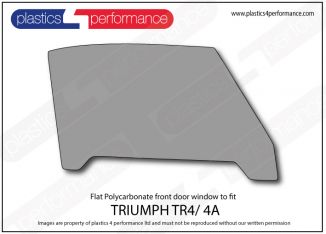 TRIUMPH - TR4 / 4A - Perspex Plexiglas right front door window