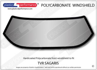 TVR - Sagaris - Hardcoated Lexan Polycarbonate front windscreen