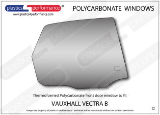 VAUXHALL Vectra B Hatchback - Lexan Polycarbonate right rear door window