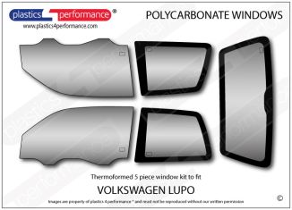 VOLKSWAGEN - Lupo - Lexan Polycarbonate window kit