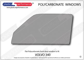 VOLVO - 340 - Lexan Polycarbonate left front door window