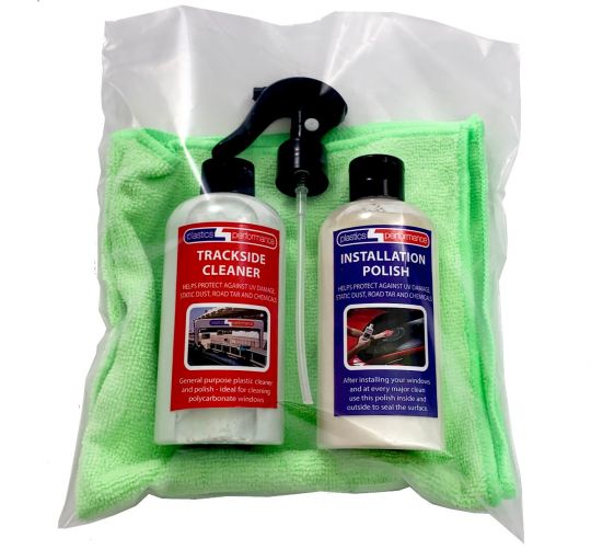 Plastics 4 Performance Lexan Polycarbonate Polish and cleaner kit