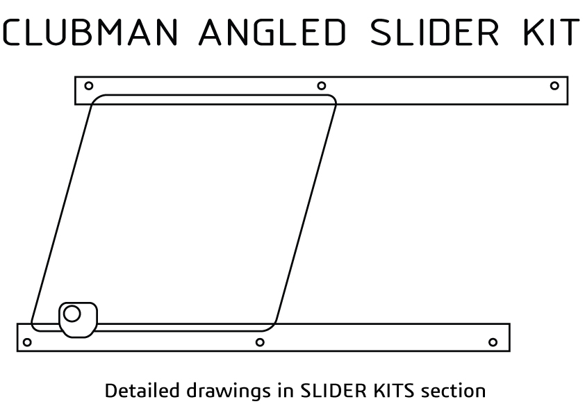   Plastics 4 Performance CLUBMAN slider kit                                                               