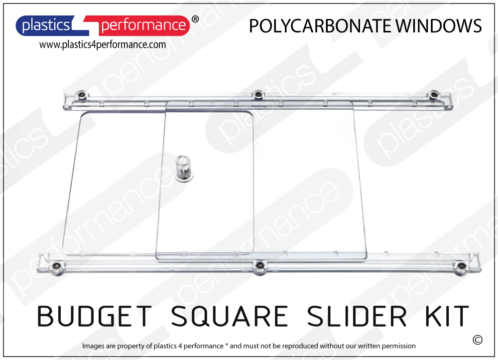 Lexan Polycarbonate window slider kit                                                            