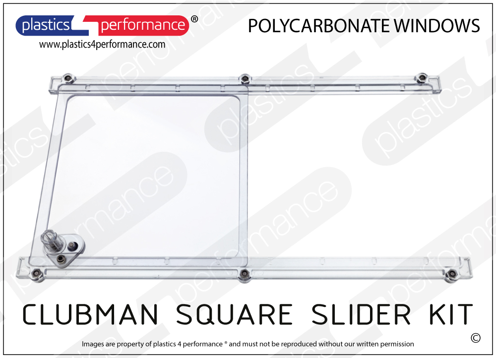  Lexan Polycarbonate window slider kit                                                            
