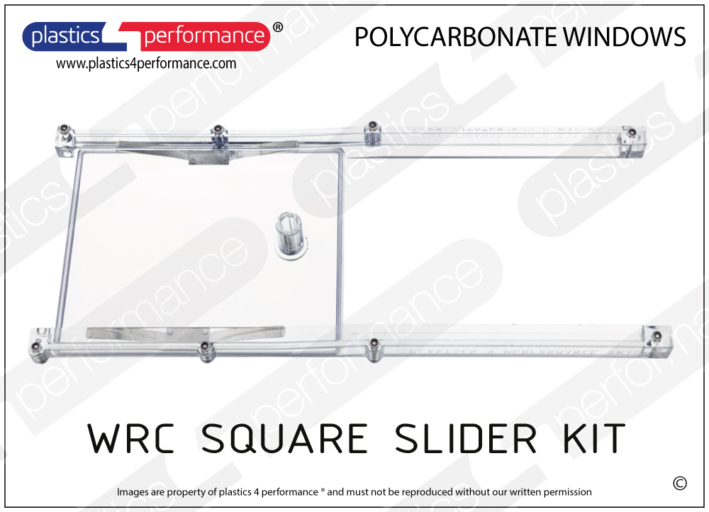 Lexan Polycarbonate window slider kit                                                             