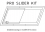  Plastics 4 Performance PRO slider kit                                                             