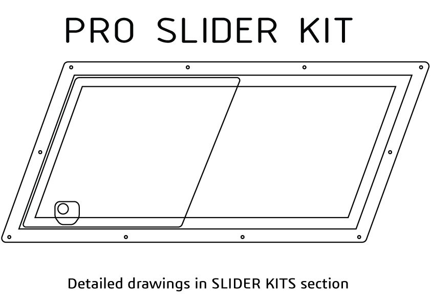  Plastics 4 Performance PRO slider kit                                                             