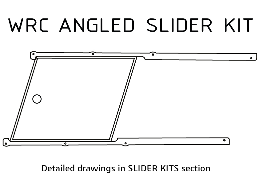 Plastics 4 Performance WRC slider kit                                                              
