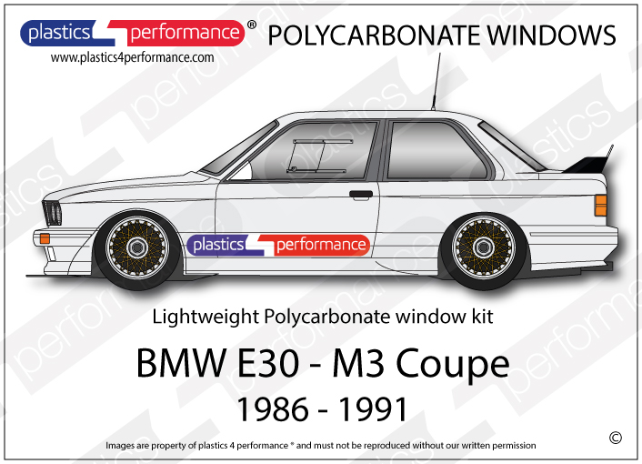 BMW E30 M3 3 Series  - Coupe